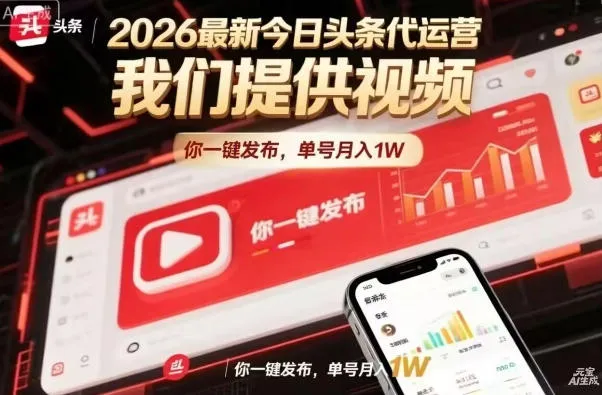 今日头条躺賺模式,你9我1,操作简单,一键发布,单机日入数百,长期合作 今日头条躺賺模式,你9我1,操作简单,一键发布,单机日入数百,长期合作