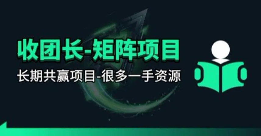 【团长合作】视频矩阵项目_招发手矩阵+剪辑师，共赢项目