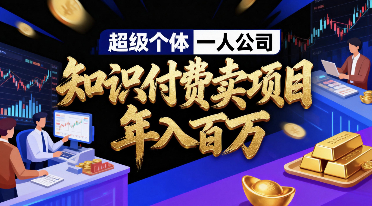 知识付费如何做到月入5w+，2026我来教你做“镰刀”