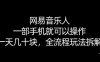网易音乐人搬砖，一部就手机就可以操作，一天几十，全流程拆解，小白也能操作的副业，纯自然流玩法！