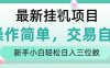 最新挂G项目，人人可上手，操作简单， 每天24小时自动运行轻松日入三位数【揭秘】