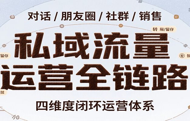 私域流量运营全链路,开场对话设计、朋友圈运营、社群管理、一对一销售SOP