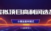 淘宝虚拟高利润玩法，高客单选品技巧，单店月入1W+