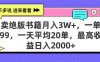 靠卖绝版书电子版赚米，日入2000+，上个月我做这个项目赚了3W+