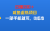 日赚200＋，咸鱼虚拟项目，一部手机就可以，0成本