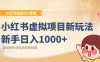 小红书虚拟项目新玩法：抓住平台规则调整机遇，新手日入1000+