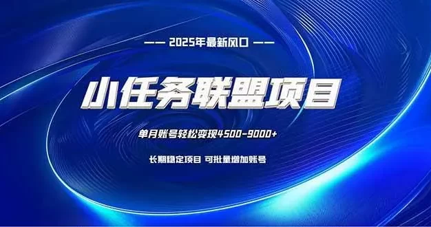 小任务联盟项目:一台电脑每天只需10分钟,轻松简单稳定
