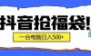 抢福袋挂机项目：自动薅福利，告别手动蹲守！副业增收新姿势！一台电脑日收益500+