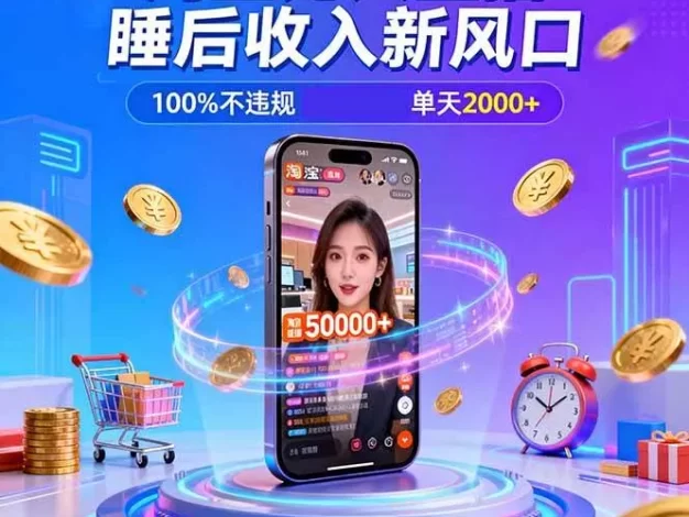 淘宝无人直播,不违规不封号,直播100小时卖了5万,年底旺季!