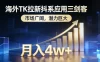 2026海外TK拉新抖系应用三剑客，市场广阔，潜力巨大，月入4w+