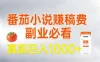 全网独家，番茄小说賺稿费邪修玩法，操作超级简单，单日收益1k+
