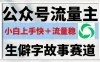 公众号流量主——生僻字故事赛道，流量稳，好上手，0基础小白也能10分钟一篇！