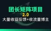 【团长合作2.0】视频矩阵项目_招发手矩阵+剪辑师，共赢项目