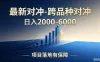 跨品种对冲震撼首发！日收益2000-6000+，项目绿色长久，安全稳健，合规靠谱，可批量放大