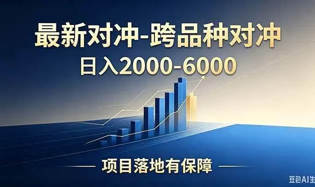 跨品种对冲震撼首发!日收益2000-6000+,项目绿色长久,安全稳健,合规靠谱,可批量放大