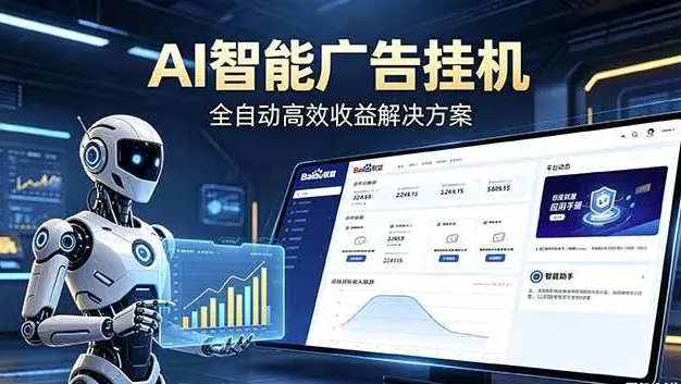 Ai智能广告挂机 别再瞎折腾了!这个全自动挂机项目,新手当天见钱,告别频繁换项目的烦恼
