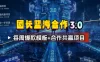 团长蓝海合作3.0，每周爆款模板+合作共赢项目