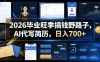 2026毕业旺季搞钱野路子，AI代写简历，日入700+