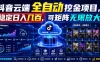 Dy云端全自动挖金项目，稳定日入几百，可矩阵无限放大！