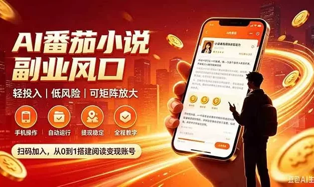 番茄达人变现新玩法，全自动运行 每日300+