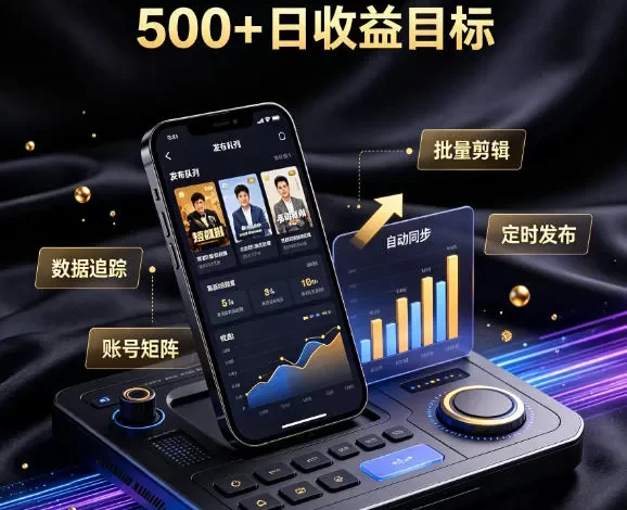 还在找靠谱线上副业?快手短剧项目,全程自动发布内容,不用熬夜做视频,轻松日入500+