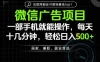 一部手机也能实现财富自由，每天十几分钟，轻松日入500+，做副业，不做这个你做啥？