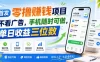 首发零撸賺钱项目，不看广告，手机随时可做，单日收益三位数