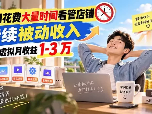 不用花费大量时间看管店铺,持续被动收入,多多虚拟月收益 1-3 万